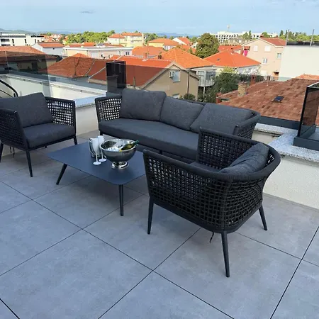 Apartment Fux Penthouse Whirlpool Meerblick Zadar